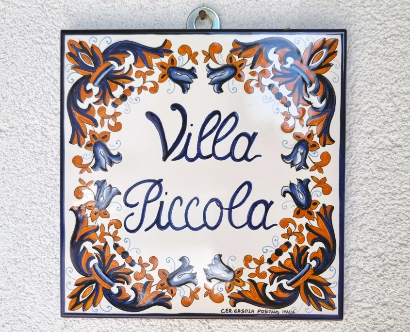 Villa Piccola Villach Türschild